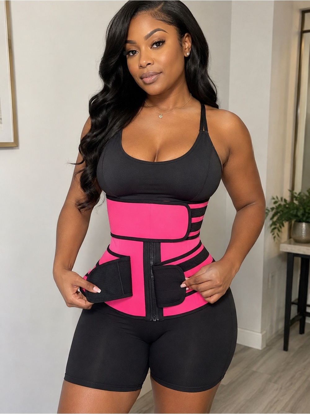 Hot Pink Waist Trainer Shapewear